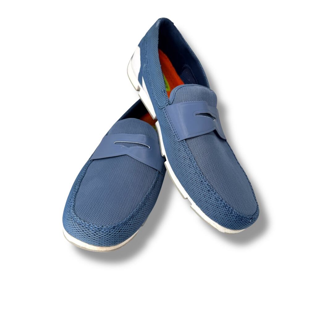 Swims Breeze Penny Loafer Mens Size 9 Blue Grey Hybrid Sneaker Water Resistant